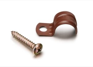 30716032.jpg Garby Wall mount pipe bracket (25 un) brown Ø16mm