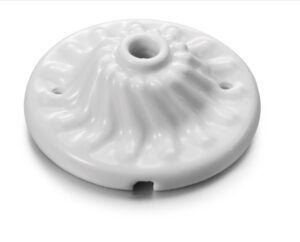 Ceiling rose white porcelain