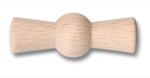 30967007.jpg Garby Rotary lever (5 un) unvarnished beech