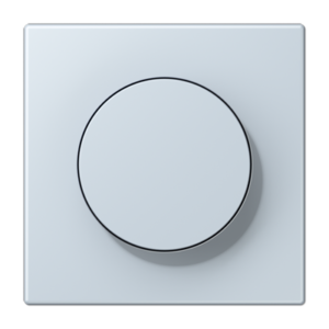 LS 990 Les Couleurs 1-gang rotary dimmer cover, 32023 Outremer Pâle