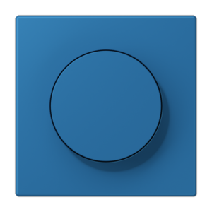 LS 990 Les Couleurs 1-gang rotary dimmer cover, 32030 Bleu Céruléen 31