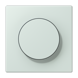 LS 990 Les Couleurs 1-gang rotary dimmer cover, 32034 Céruléen Pâle