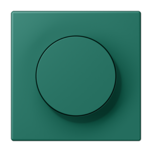 LS 990 Les Couleurs 1-gang rotary dimmer cover, 32040 Vert Anglais