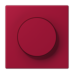 LS 990 Les Couleurs 1-gang rotary dimmer cover, 32100 Rouge Carmin