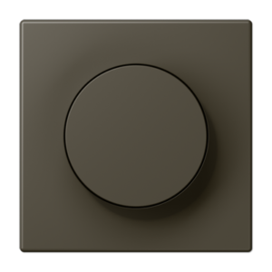 LS 990 Les Couleurs 1-gang rotary dimmer cover, 32140 Ombre Naturelle 31