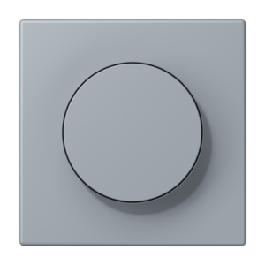 LS 990 Les Couleurs 1-gang rotary dimmer cover, 4320O Gris Clair 59