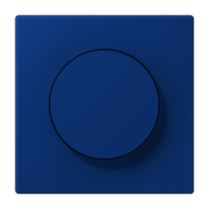 LS 990 Les Couleurs 1-gang rotary dimmer cover, 4320T Bleu Outremer Foncé