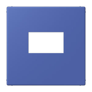 JUNG_LC1969USB206.png LS 990 Les Couleurs centre plate for USB charger, 32020 Bleu Outremer 31