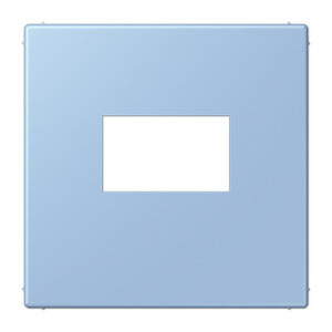 JUNG_LC1969USB207.png LS 990 Les Couleurs centre plate for USB charger, 32021 Outremer Moyen