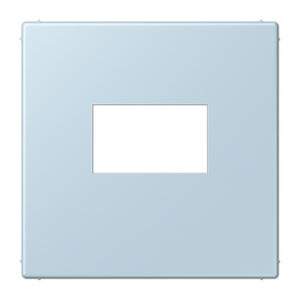 JUNG_LC1969USB208.png LS 990 Les Couleurs centre plate for USB charger, 32022 Outremer Clair