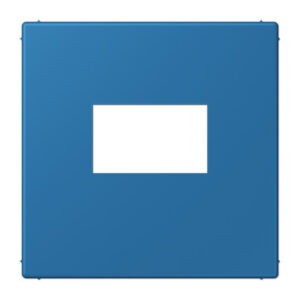 JUNG_LC1969USB211.png LS 990 Les Couleurs centre plate for USB charger, 32030 Bleu Céruléen 31
