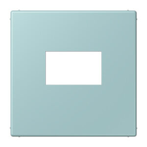 JUNG_LC1969USB214.png LS 990 Les Couleurs centre plate for USB charger, 32033 Céruléen Clair
