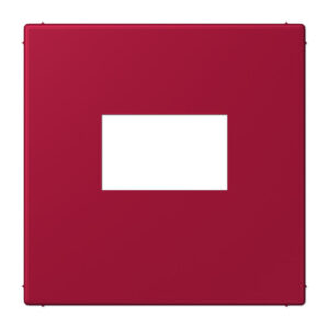 LS 990 Les Couleurs centre plate for USB charger, 32100 Rouge Carmin