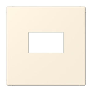LS 990 Les Couleurs centre plate for USB charger, 4320B Blanc Ivoire