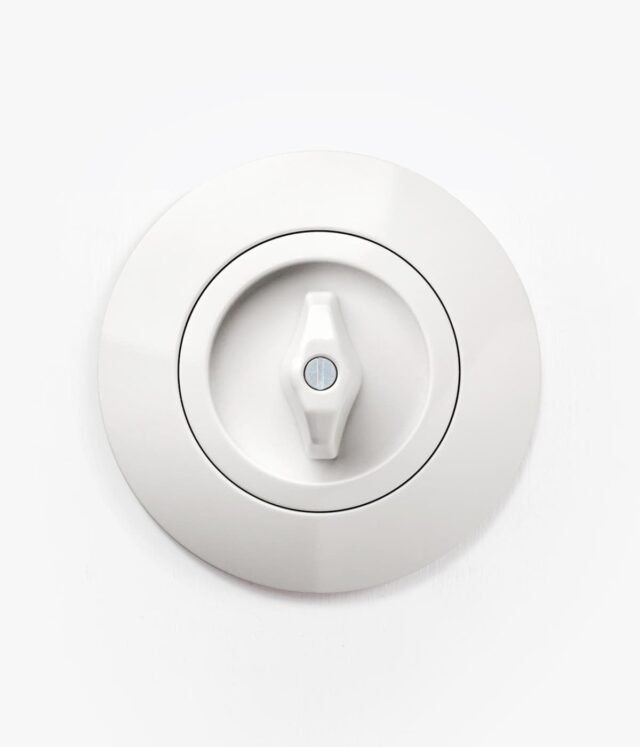 Berker Serie 1930 White Plastic rotary light switch