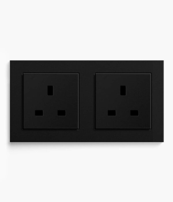 GIRA E2 Classic Black Sockets