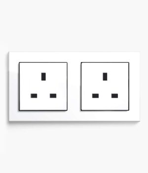 100-GIRE2CL-WG-2F-06-00A Gira E2 Classic White Sockets