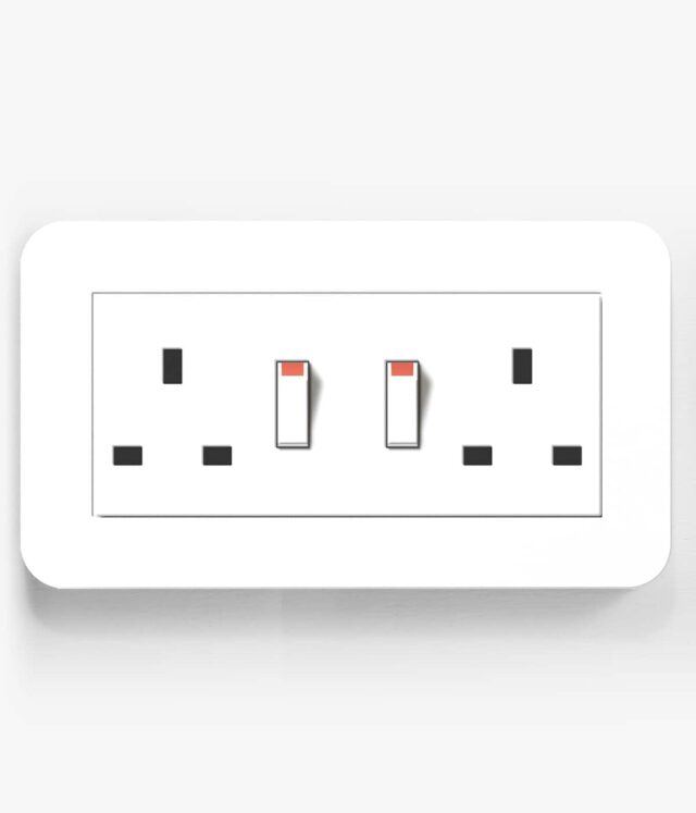 E3 White Sockets