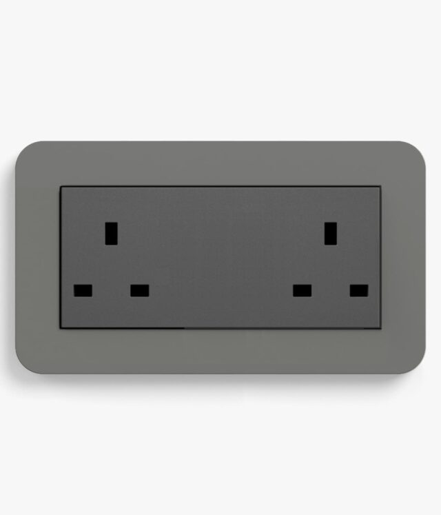 E3 Dark Grey Sockets
