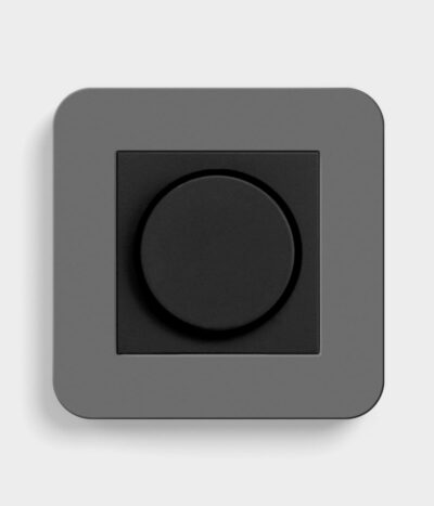 100-GIRE3ST-DGBM-09-00 GIRA E3 Dark Grey Dimmer light switch