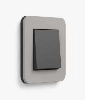 100-GIRE3ST-MGAN-00-45A GIRA E3 Mid Grey light switch