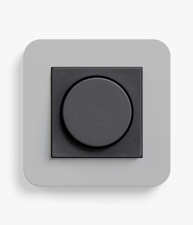 GIRA E3 Dark Grey dimmer switch