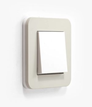 GIRA E3 Sand/White light switch