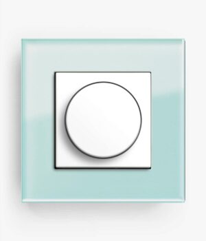 100-GIRESPGL-MG-1G-09-00A GIRA Esprit Mint Glass dimmer switch