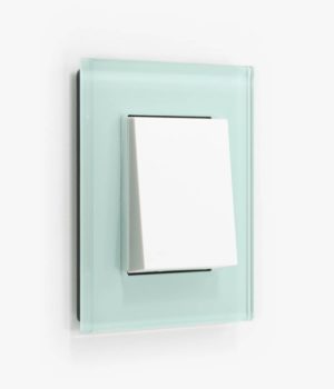 GIRA Esprit Mint Glass light switch