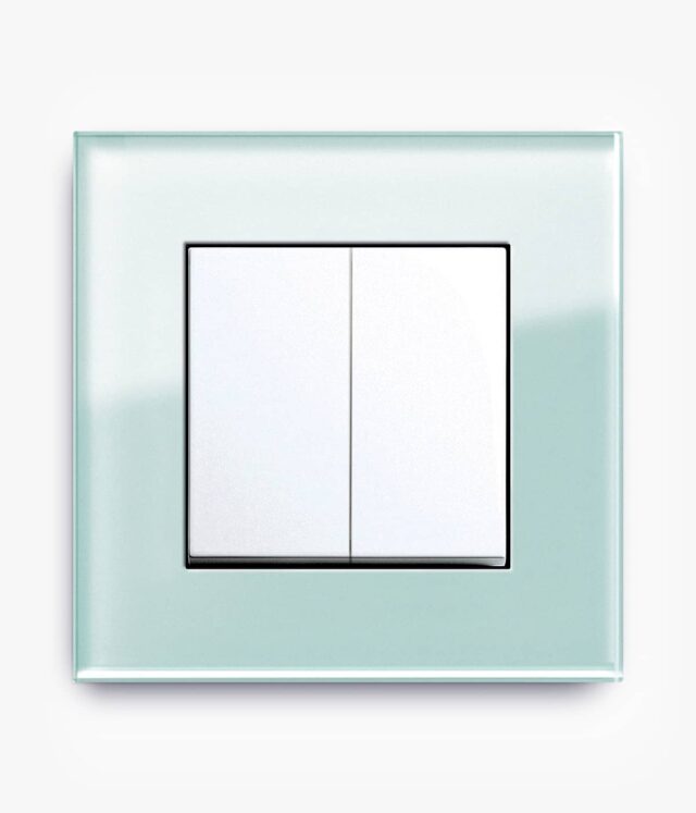GIRA Esprit Mint Glass light switch