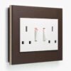 Esprit Lino-Ply Dark Brown Sockets