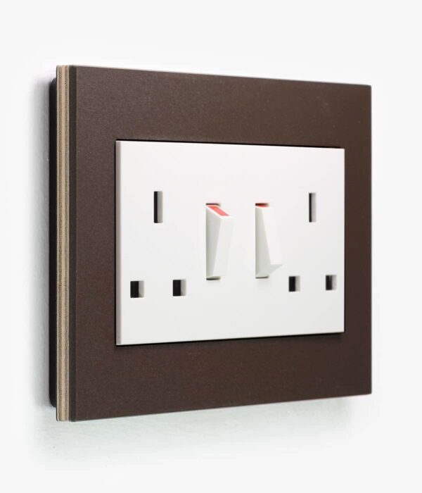 Esprit Lino-Ply Dark Brown Sockets