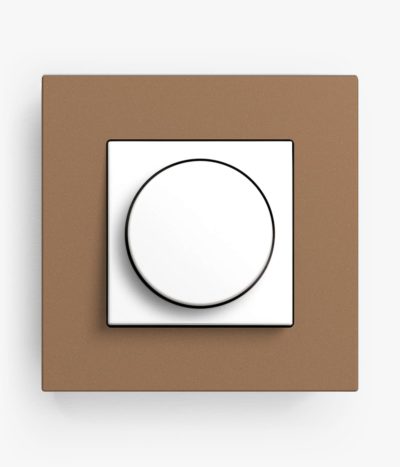 100-GIRESPLP-LBWG-09-00A Gira Esprit Linoleum Plywood Light Brown Dimmer