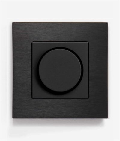 GIRA Esprit Black Aluminium Dimmer