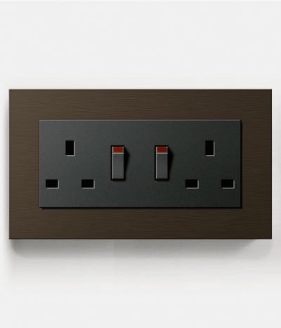 Gira Esprit Bronze double socket