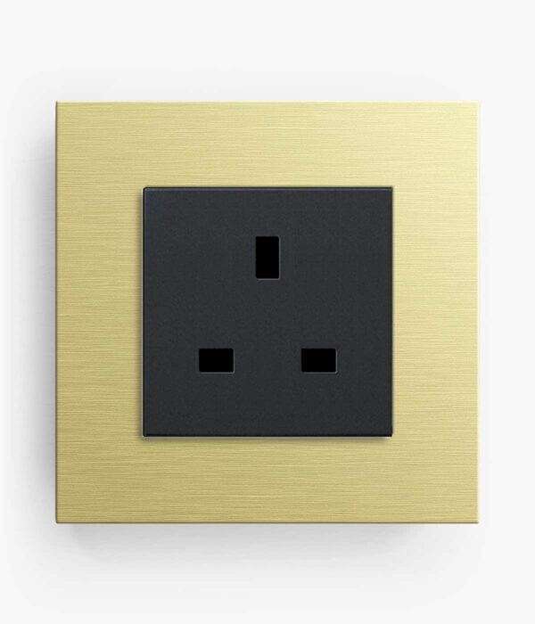 GIRA Esprit Gold plug socket