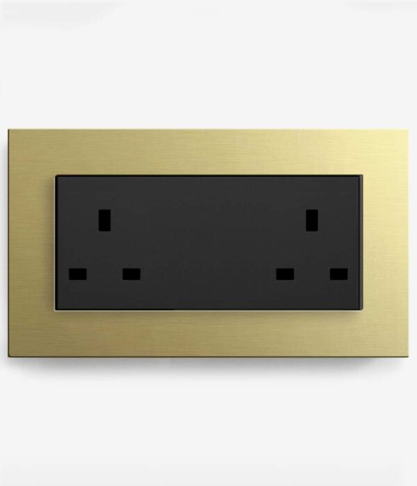 GIRA Esprit Gold plug socket