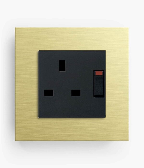 GIRA Esprit Gold plug socket