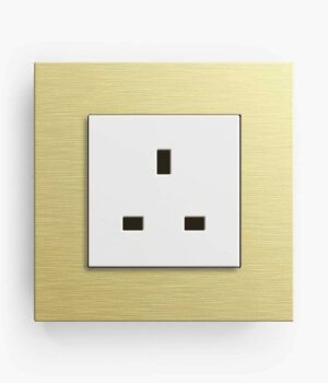 GIRA Esprit Gold plug socket