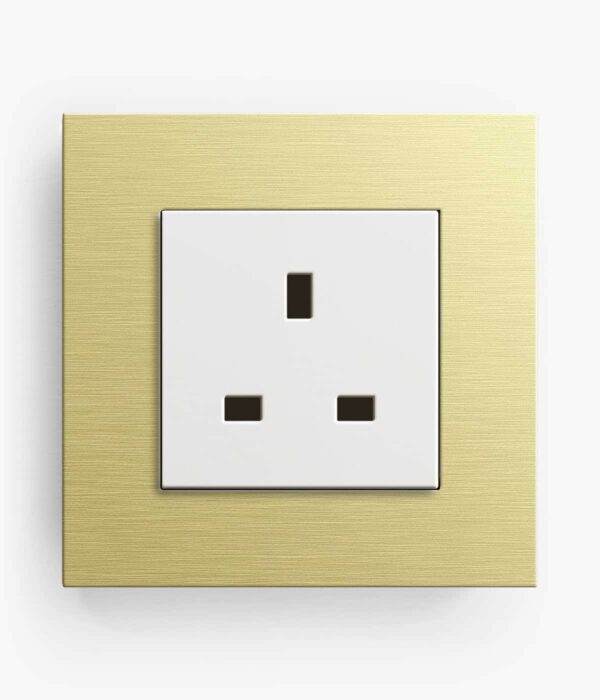 GIRA Esprit Gold plug socket