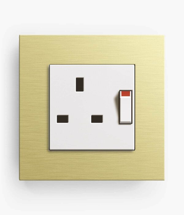 GIRA Esprit Gold plug socket
