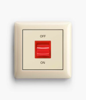 100-GIRS55NE-CG-16 Gira Standard 55 Cream Isolator switches