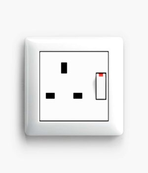 100-GIRS55PW-WG-07-00A Standard 55 White Socket