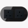 GIRA Studio Black double power socket