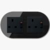 GIRA Studio Black double power socket