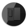 Studio Black FM Sockets