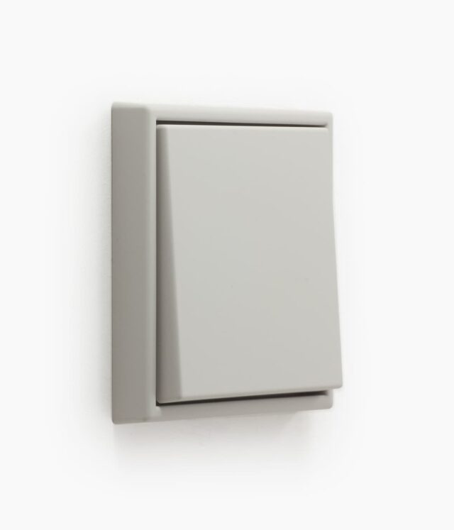 100-LS990LC-32013-00-45A Jung Les Couleurs de Le Corbusier 32013 grey light switch
