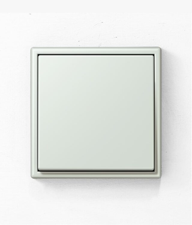 Jung LS990 light switch in Cerulean Blue 32034