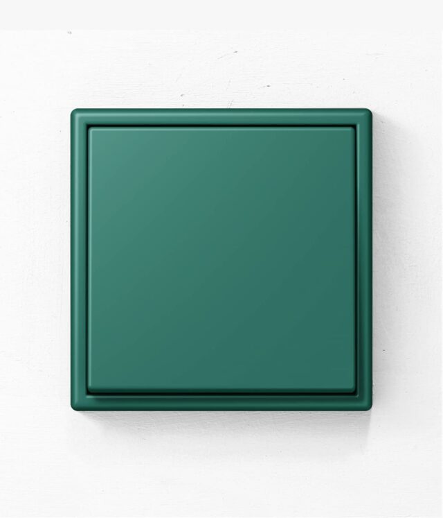 Jung Les Couleurs de Le Corbusier 32040 green light switch