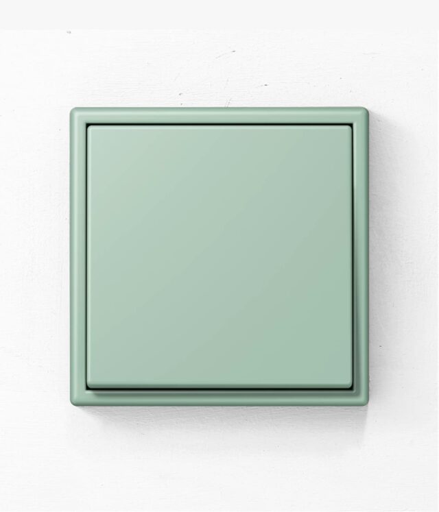 Jung Les Couleurs de Le Corbusier 32041 green light switch
